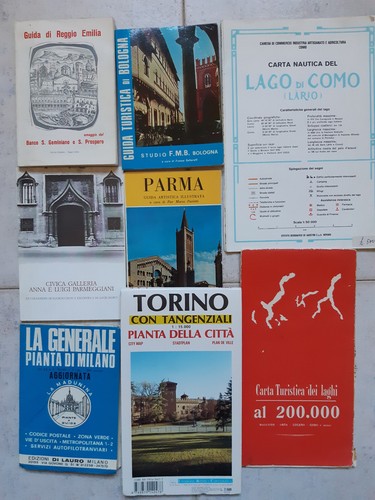 Lotto guide mappe - mappe, vintage