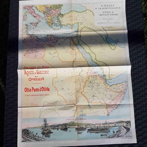 Carta africa italia - carta, colonie