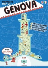 Mappa di Genova illustrata