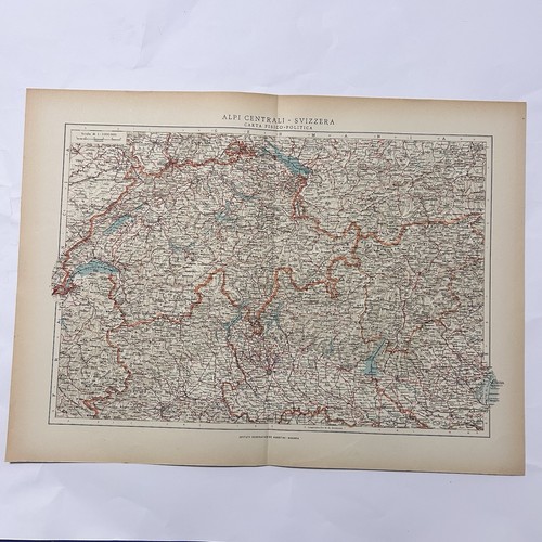 Carta alpi centrali - carta,