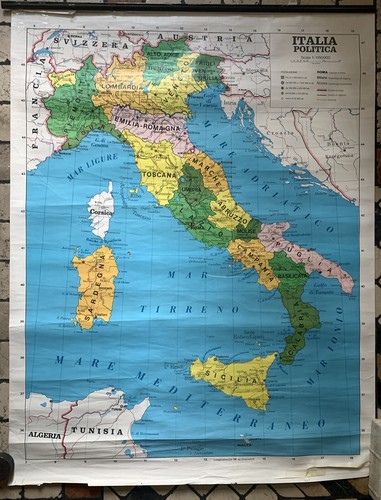 Vintage grande 96x125 - grande, mappa